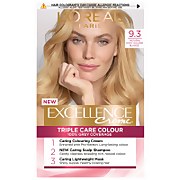 

L'Oréal Paris Excellence Crème Permanent Hair Dye (Various Shades) - 9.3 Natural Light Gold Blonde