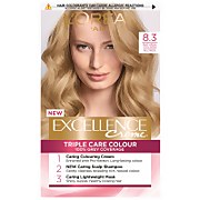 L'Oréal Paris Excellence Crème Permanent Hair Dye (Various Shades) - 8.3 Natural Golden Blonde