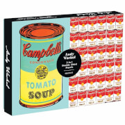 Image of Andy Warhol Soup Can 2 Sided 500 Piece Puzzle