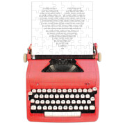 Image of Just My Type Vintage Typewriter 100 Piece Mini Shaped Puzzle