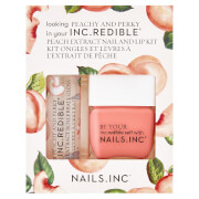 Nails INC. Peach and Perky Varnish and Lip Duo Kit