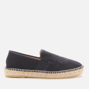Image of KENZO Men's Tiger Head Elastic Espadrilles - Navy - UK 7.5