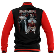 Veste Teddy Eminem - Rouge/Noir - Unisexe - S