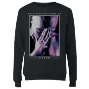 Sweat-shirt Tupac Only God Can Judge Me - Noir - Femme - XS