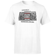T-shirt Run DMC Recorded Live 1984 - Blanc - Unisexe - S