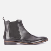 Image of Clarks Men's Stanford Top Leather Chelsea Boots - Black - UK 8