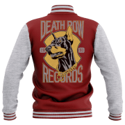 Veste Teddy Death Row Records - Bordeaux/Gris - Femme - S