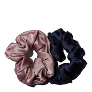 

Bouclème Silk Scrunchie - Navy