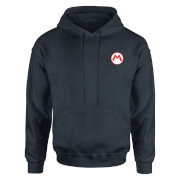 Image of Nintendo Super Mario Kids' Piped Hoodie - Navy - 7-8 Years