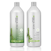 Biolage Advanced FiberStrong Strengthening Duo Litre Set for Fragile Hair