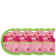 

yes to Watermelon Super Fresh Paper Mask - 4 Pack Bundle