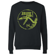 Image of Jurassic Park Skell Women's Sweatshirt - Black - XS
