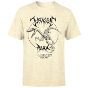 T-shirt Jurassic Park Raptor Drawn Vintage - Blanc délavé - Unisexe - S