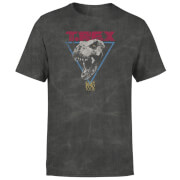 T-shirt Jurassic Park TREX - Noir délavé - Unisexe - S