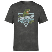 T-shirt Jurassic Park Raptors On Tour - Noir délavé - Unisexe - S