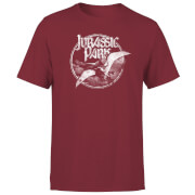 T-shirt Jurassic Park Flying Threat - Bordeaux - Homme - XS - Burgundy