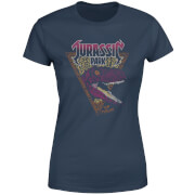 T-shirt Jurassic Park Raptor - Bleu Marine - Femme - S