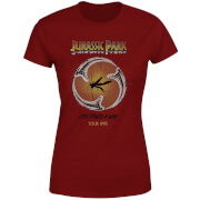 T-shirt Jurassic Park Life Finds A Way Tour - Bordeaux - Femme - S