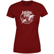 T-shirt Jurassic Park Flying Threat - Bordeaux - Femme - S