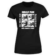 T-shirt Jurassic Park The Faces - Noir - Femme - S