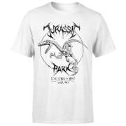 T-shirt Jurassic Park Raptor Drawn - Blanc - Homme - XS - Blanc