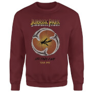 Sweat-shirt Jurassic Park Life Finds A Way Tour - Bordeaux - S