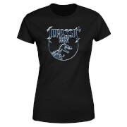 T-shirt Jurassic Park Logo Metal - Noir - Femme - S