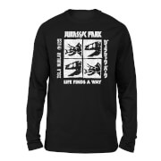 T-shirt Jurassic Park The Faces Long Sleeved - Noir - Unisexe - S