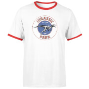 T-shirt Jurassic Park Jurassic Target Ringer - Blanc/Rouge - Unisexe - S