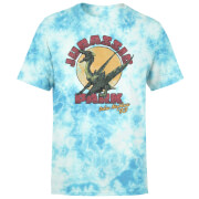T-shirt Jurassic Park Winged Threat - Light Blue Tie Dye - Unisexe - S