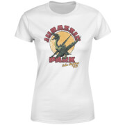 T-shirt Jurassic Park Winged Threat - Blanc - Femme - S