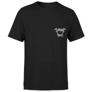 T-shirt Jurassic Park Jurassic Park Death Metal Logo Brodé - Noir - Unisexe - XS - Noir