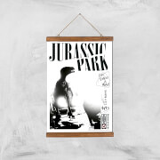 Poster Fine Art Jurassic Park Life Finds A Way - A3 - Wooden Hanger