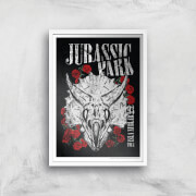 Poster Fine Art Jurassic Park Isla Nublar 93 - A4 - White Frame