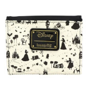 Image of Loungefly Disney Princess Aop Faux Leather Zip Around Purse