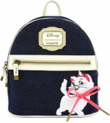 Image of Loungefly Disney Marie Denim Mini Backpack