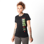 Image of Teenage Mutant Ninja Turtles Fearsome Fighting Team Women's T-Shirt - Black - XS - Black