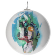 Image of Star Wars Christmas Bauble - Boba Fett and Logo