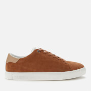 Image of Ted Baker Men's Runner Suede Cupsole Trainers - Tan - UK 8