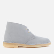 Image of Clarks Originals Women's Suede Desert Boots - Blue Grey - UK