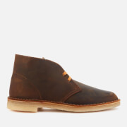 Image of Clarks Originals Men's Leather Desert Boots - Beeswax - UK 7