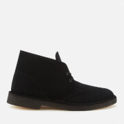 Image of Clarks Originals Men's Suede Desert Boots - Black - UK 10