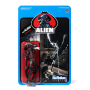 Super7 Alien ReAction Figure - Bloody Alien Open Mouth (Blue Card) Action Figure