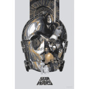Image of Star Wars: A New Hope 'The Fourth' Lithograph by Devin Schoeffler