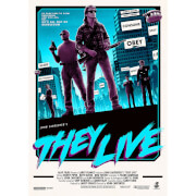 Image of John Carpenter's - They Live Lithograph by Matt Ferguson