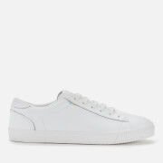 Image of TOMS Men's Carlson Leather Trainers - White - UK 7