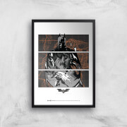 Batman Begins Poster Giclee Art Print - A3 - Black Frame