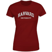 Image of Harvard Burgundy Tee Women's T-Shirt - Burgundy - S - Burgundy
