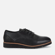 Image of Dune Women's Flinch Leather Derby Shoes - Black - UK 6