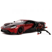 Jada Diecast 1:24 2017 Ford GT with Miles Morales Figure